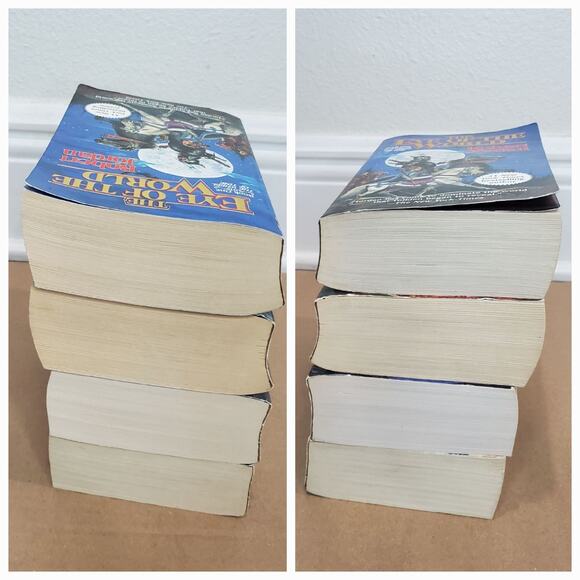 Robert Jordan Paperback Lot of 4 - Books 1,2,5,7 Mass Market Wheel Of Time - Picture 5 of 9